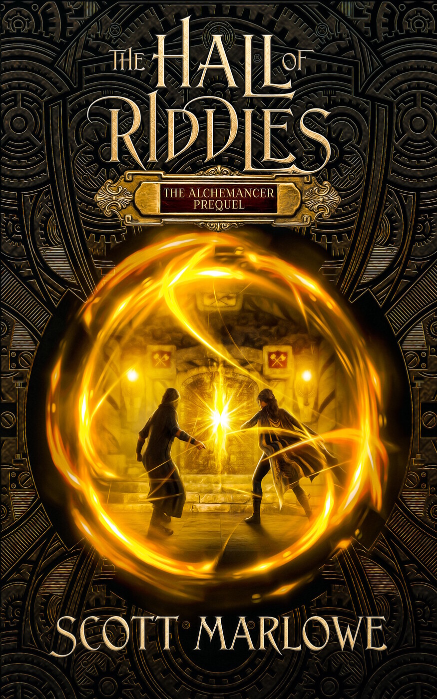 The Hall of Riddles new cover and available to purchase