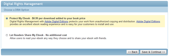 DRM, but at a cost